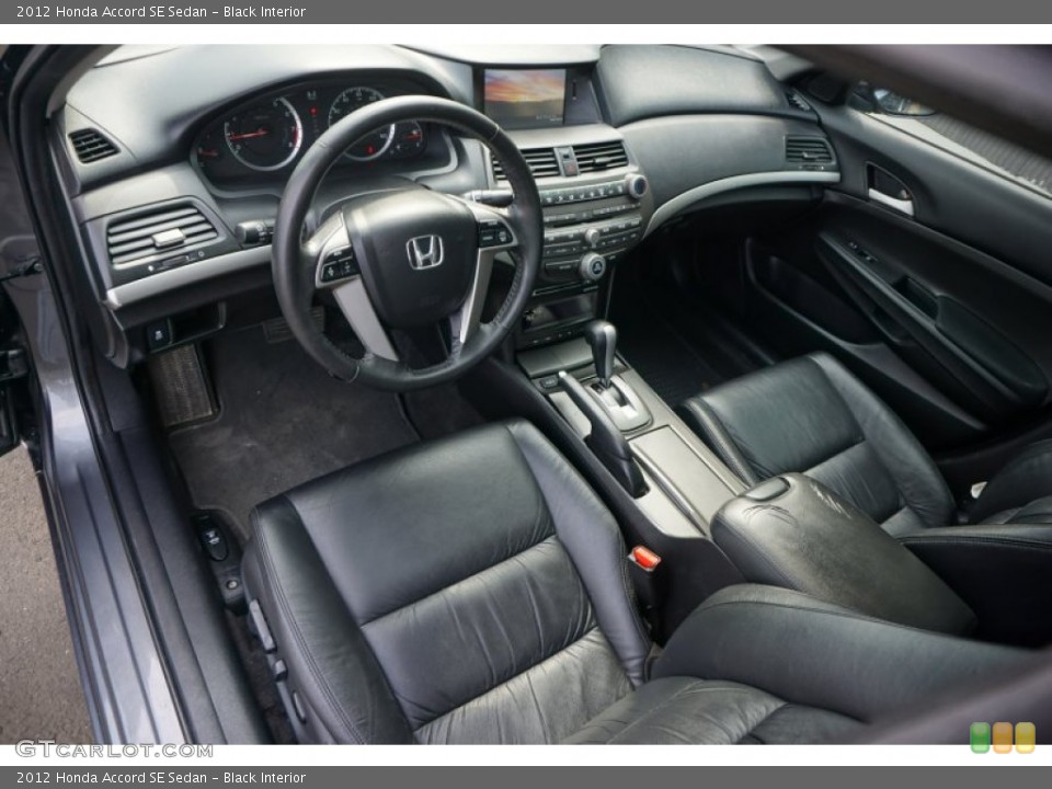 Black Interior Photo for the 2012 Honda Accord SE Sedan #103692396