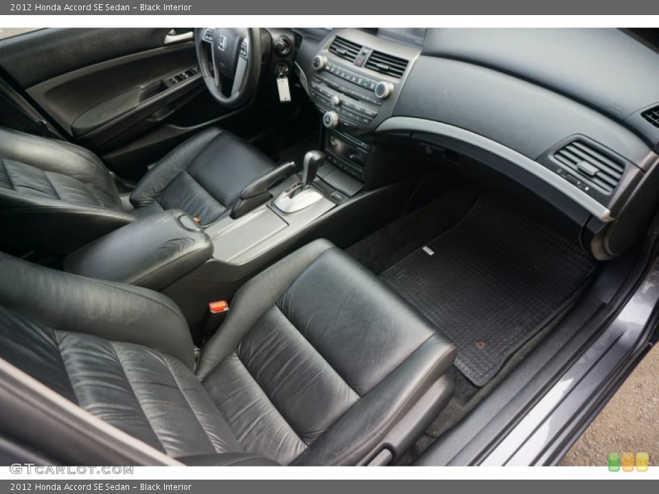 Black Interior Front Seat for the 2012 Honda Accord SE Sedan #103692441