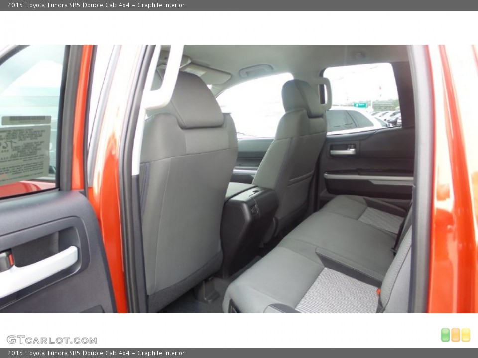 Graphite Interior Rear Seat for the 2015 Toyota Tundra SR5 Double Cab 4x4 #103711689