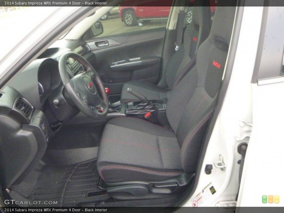 Black Interior Front Seat for the 2014 Subaru Impreza WRX Premium 4 Door #103716096