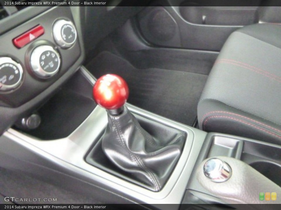 Black Interior Transmission for the 2014 Subaru Impreza WRX Premium 4 Door #103716114