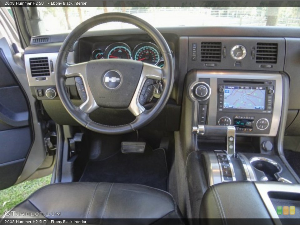 Ebony Black Interior Dashboard for the 2008 Hummer H2 SUT #103716902