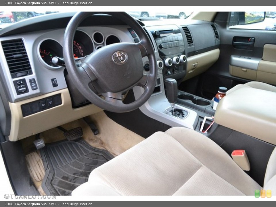 Sand Beige Interior Photo for the 2008 Toyota Sequoia SR5 4WD #103721108