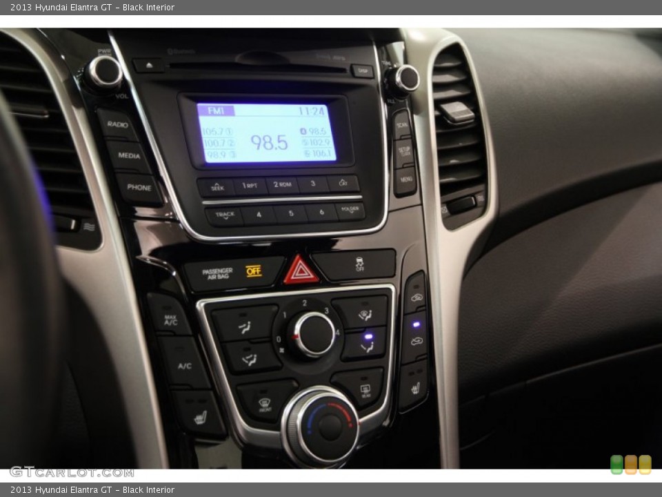 Black Interior Controls for the 2013 Hyundai Elantra GT #103722536
