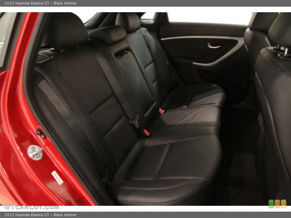 Black Interior Rear Seat for the 2013 Hyundai Elantra GT #103722626
