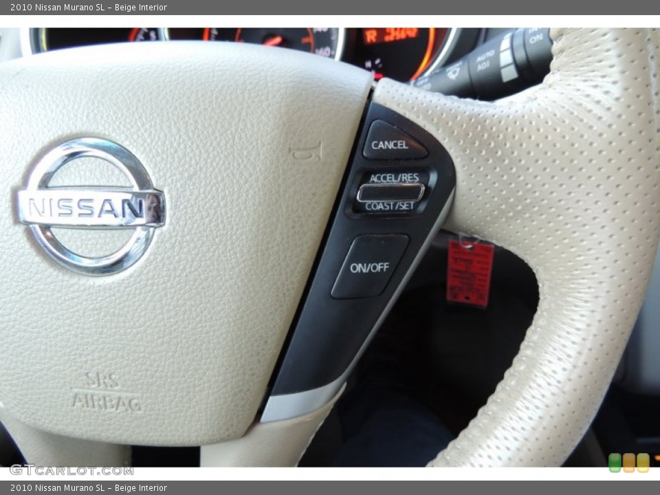 Beige Interior Controls for the 2010 Nissan Murano SL #103724408
