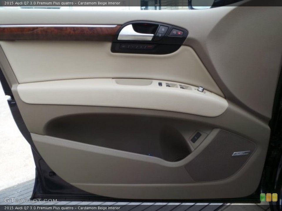 Cardamom Beige Interior Door Panel for the 2015 Audi Q7 3.0 Premium Plus quattro #103724849