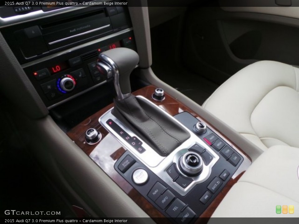 Cardamom Beige Interior Transmission for the 2015 Audi Q7 3.0 Premium Plus quattro #103724954