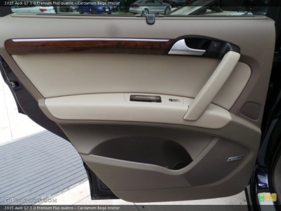 Cardamom Beige Interior Door Panel for the 2015 Audi Q7 3.0 Premium Plus quattro #103725134