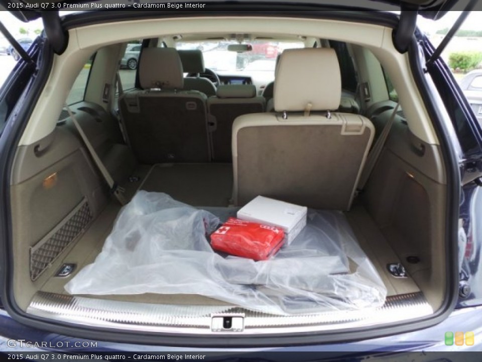 Cardamom Beige Interior Trunk for the 2015 Audi Q7 3.0 Premium Plus quattro #103725215
