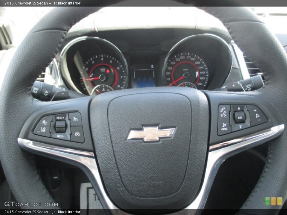 Jet Black Interior Steering Wheel for the 2015 Chevrolet SS Sedan #103729554