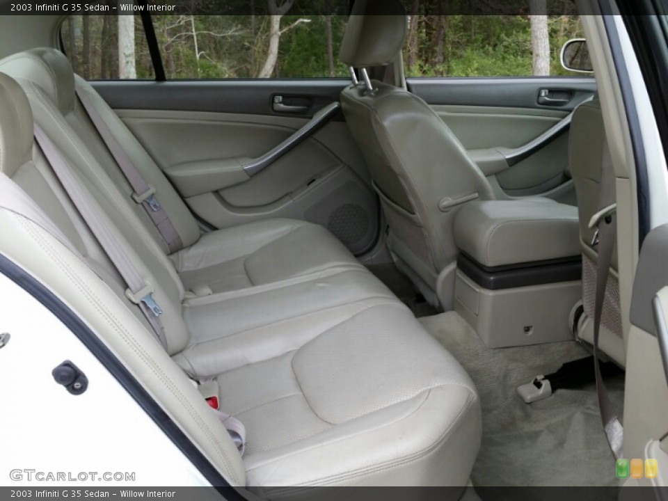 Willow Interior Rear Seat for the 2003 Infiniti G 35 Sedan #103732357