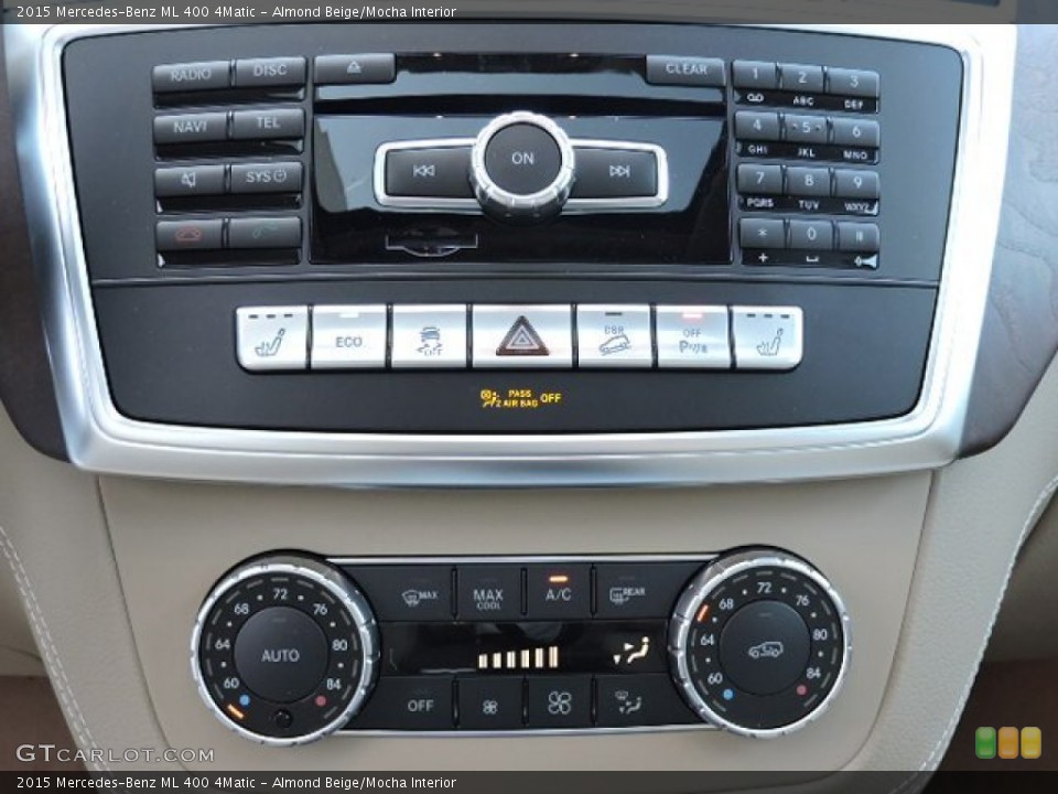 Almond Beige/Mocha Interior Controls for the 2015 Mercedes-Benz ML 400 4Matic #103741466
