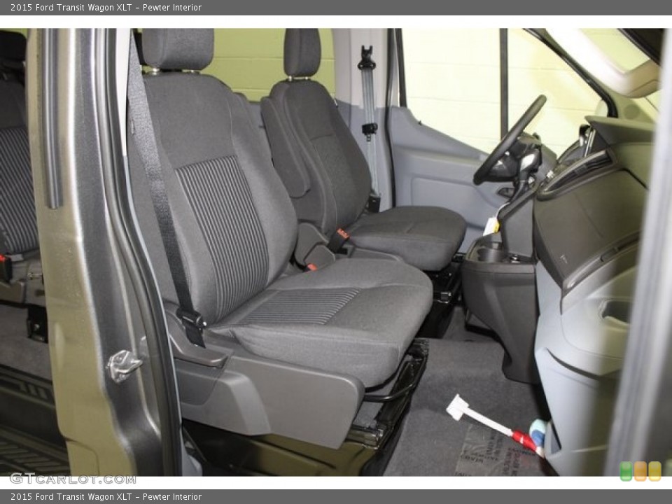 Pewter Interior Front Seat for the 2015 Ford Transit Wagon XLT #103742321