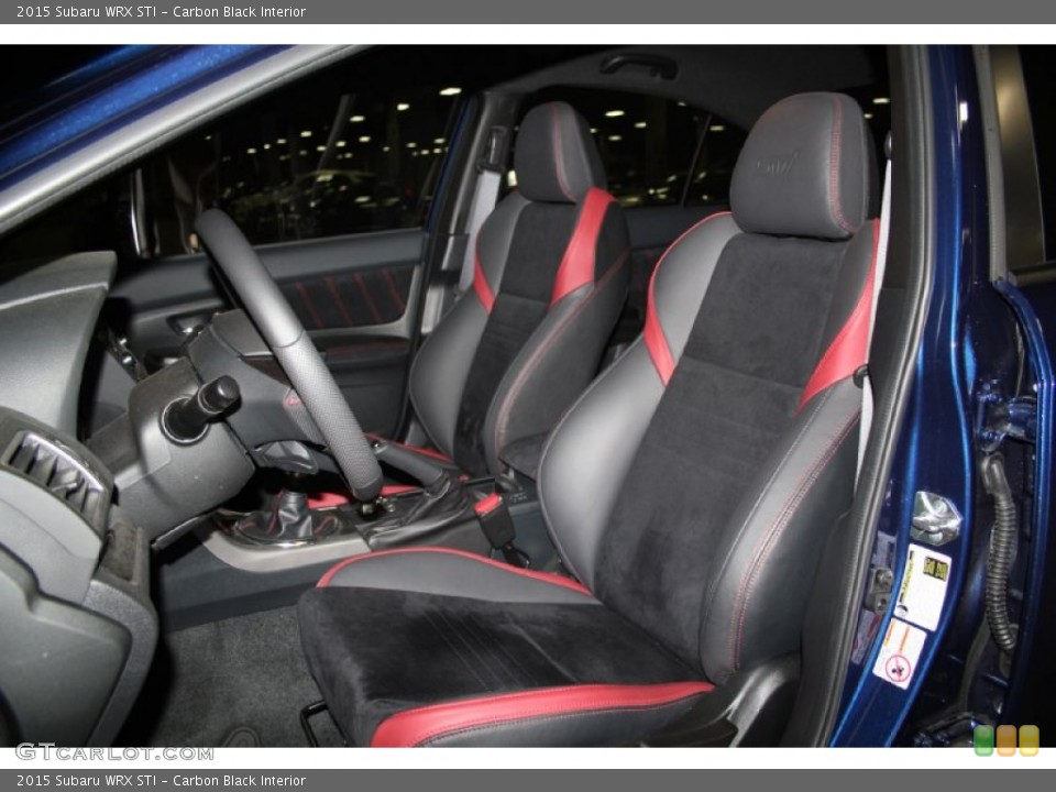 Carbon Black Interior Front Seat for the 2015 Subaru WRX STI #103769855