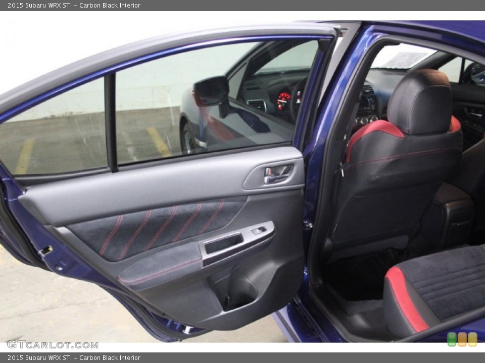Carbon Black Interior Door Panel for the 2015 Subaru WRX STI #103769897