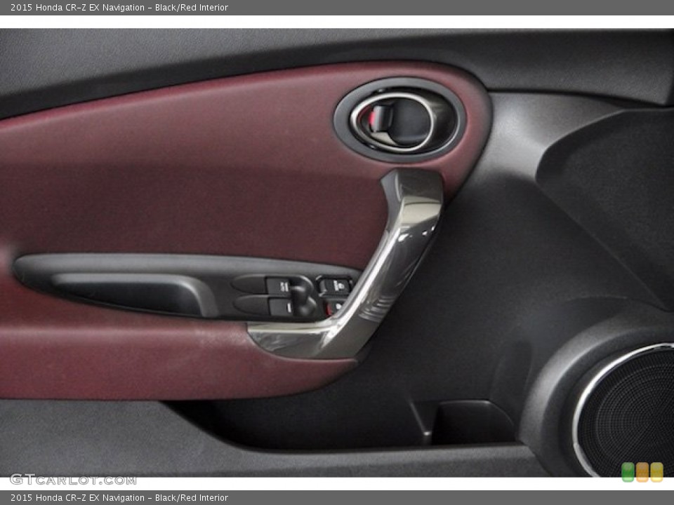 Black/Red Interior Door Panel for the 2015 Honda CR-Z EX Navigation #103775060