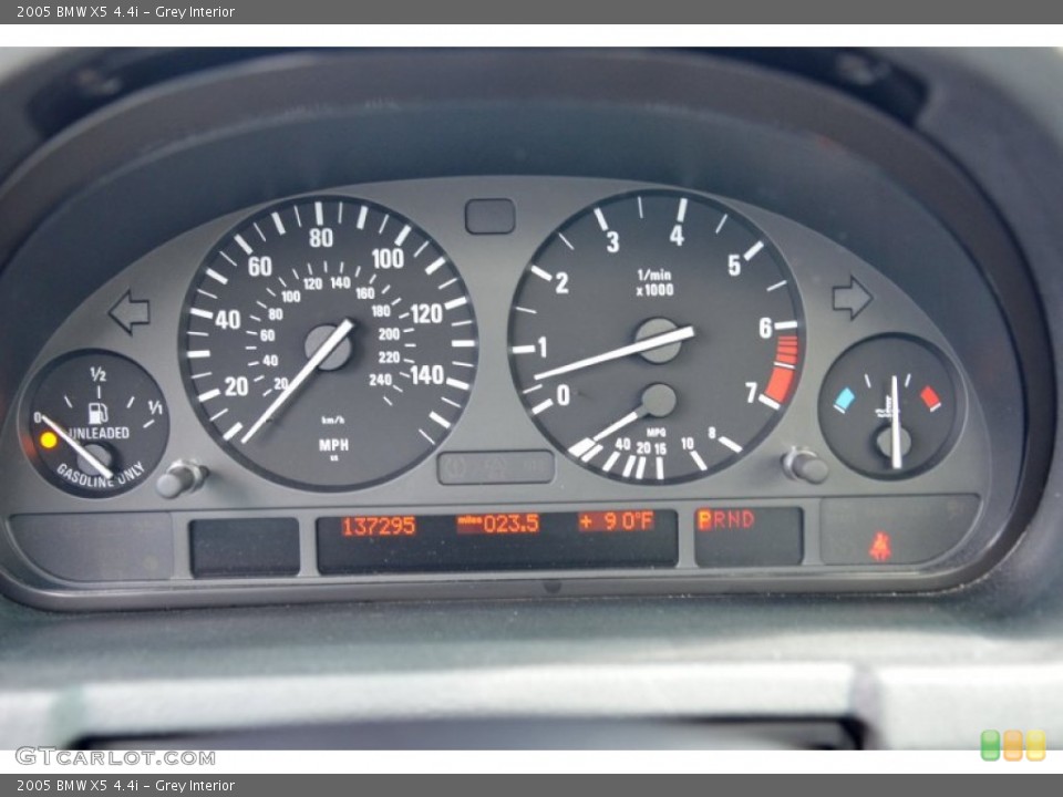 Grey Interior Gauges for the 2005 BMW X5 4.4i #103777181