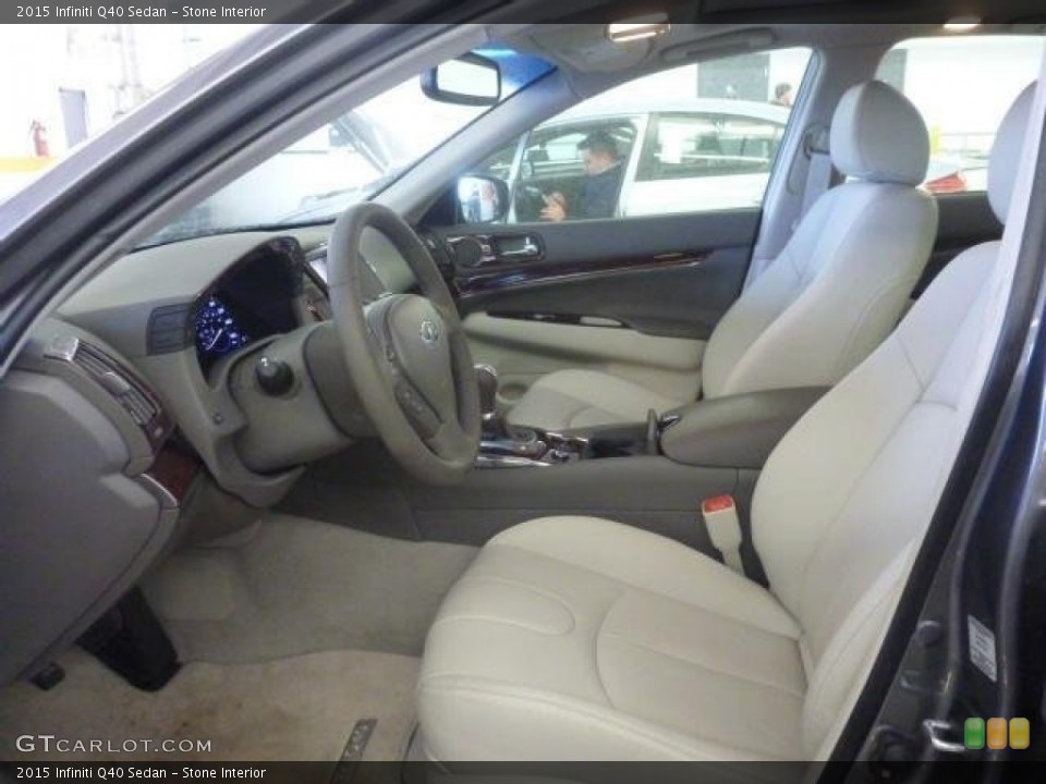 Stone Interior Photo for the 2015 Infiniti Q40 Sedan #103790131