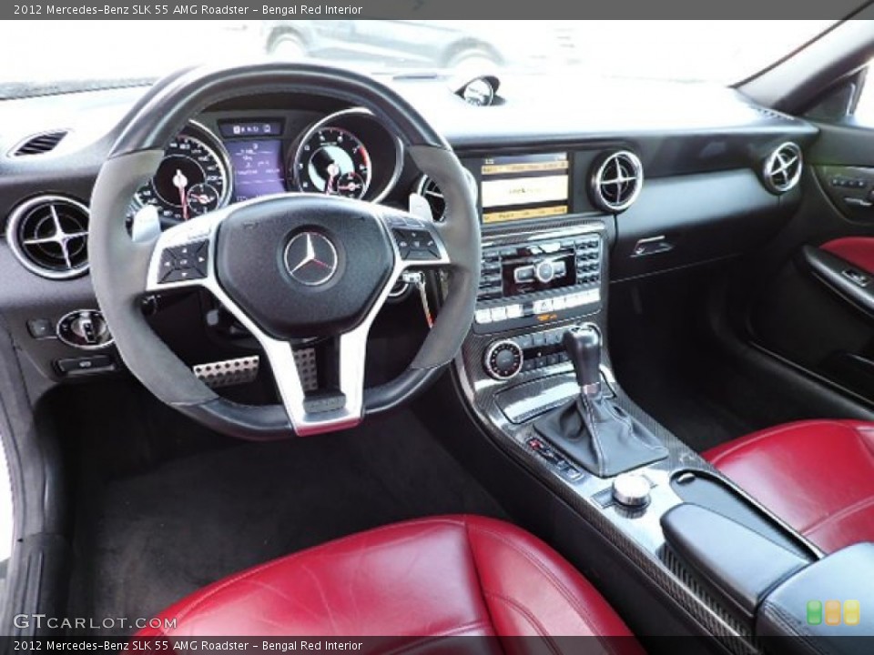 Bengal Red 2012 Mercedes-Benz SLK Interiors