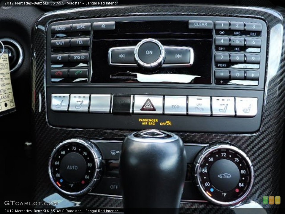 Bengal Red Interior Controls for the 2012 Mercedes-Benz SLK 55 AMG Roadster #103794910