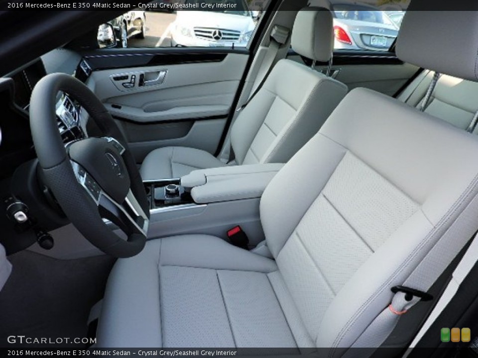 Crystal Grey/Seashell Grey Interior Photo for the 2016 Mercedes-Benz E 350 4Matic Sedan #103796233