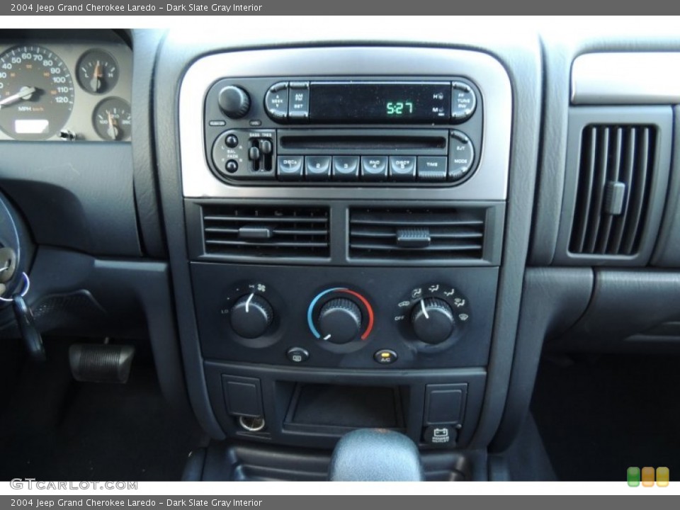 Dark Slate Gray Interior Controls for the 2004 Jeep Grand Cherokee Laredo #103796302