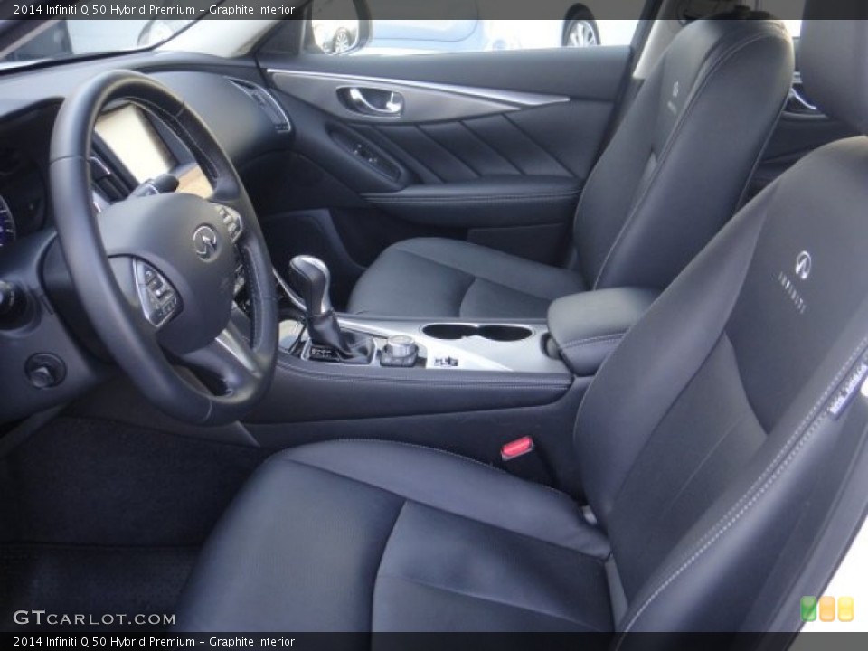 Graphite Interior Front Seat for the 2014 Infiniti Q 50 Hybrid Premium #103796947