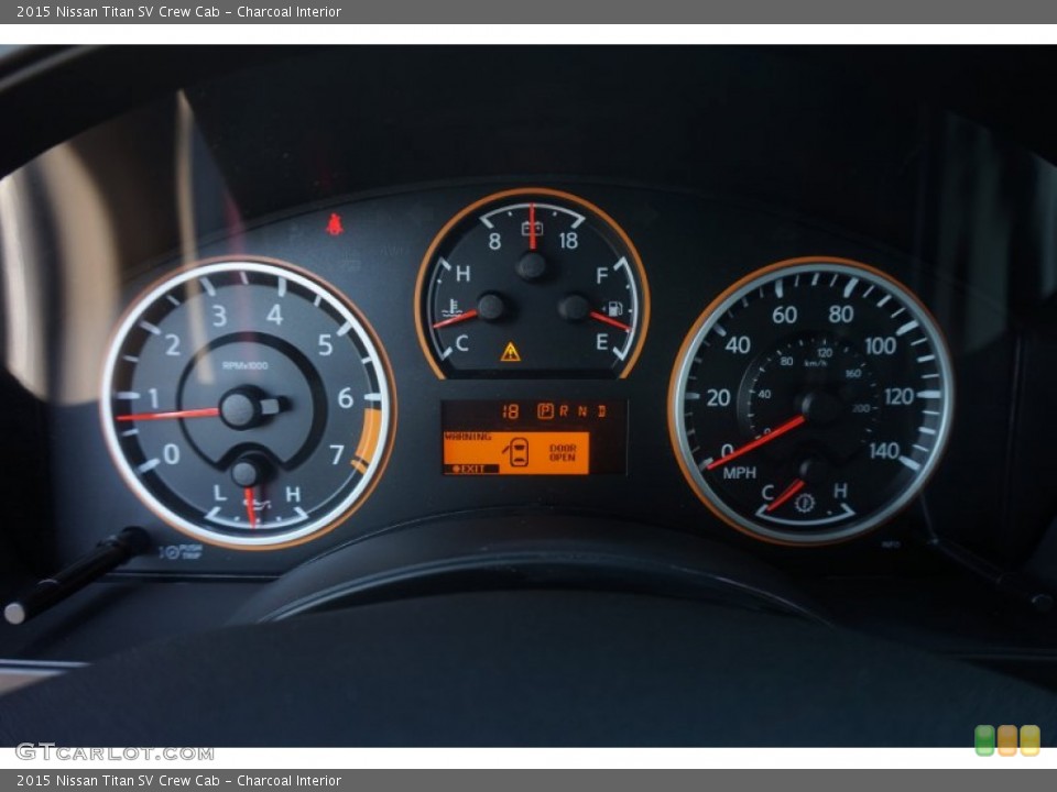 Charcoal Interior Gauges for the 2015 Nissan Titan SV Crew Cab #103807573