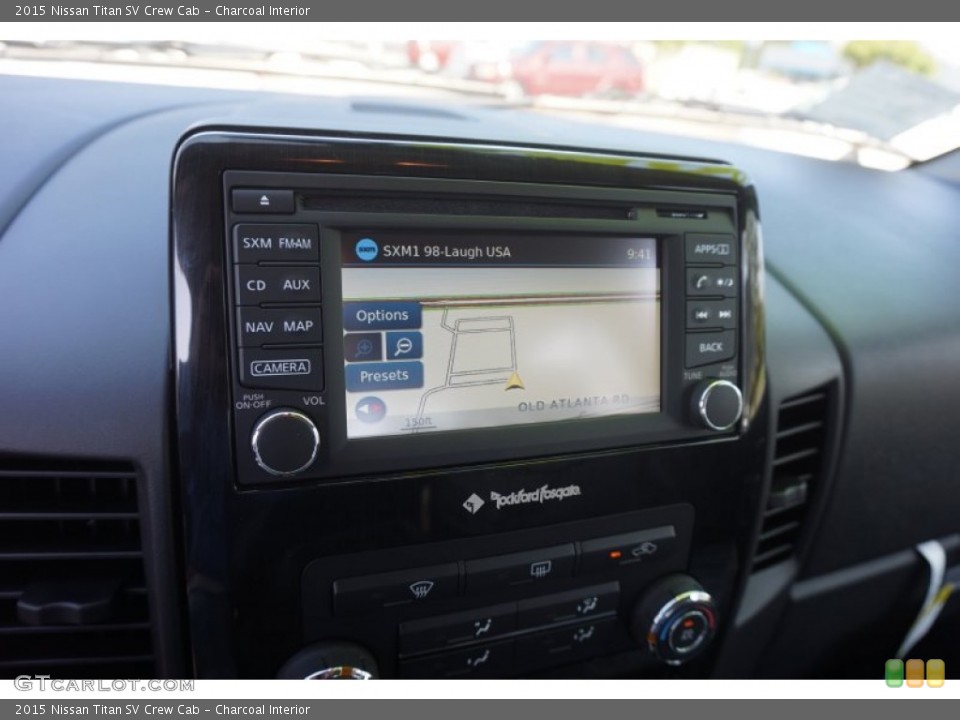 Charcoal Interior Controls for the 2015 Nissan Titan SV Crew Cab #103807597