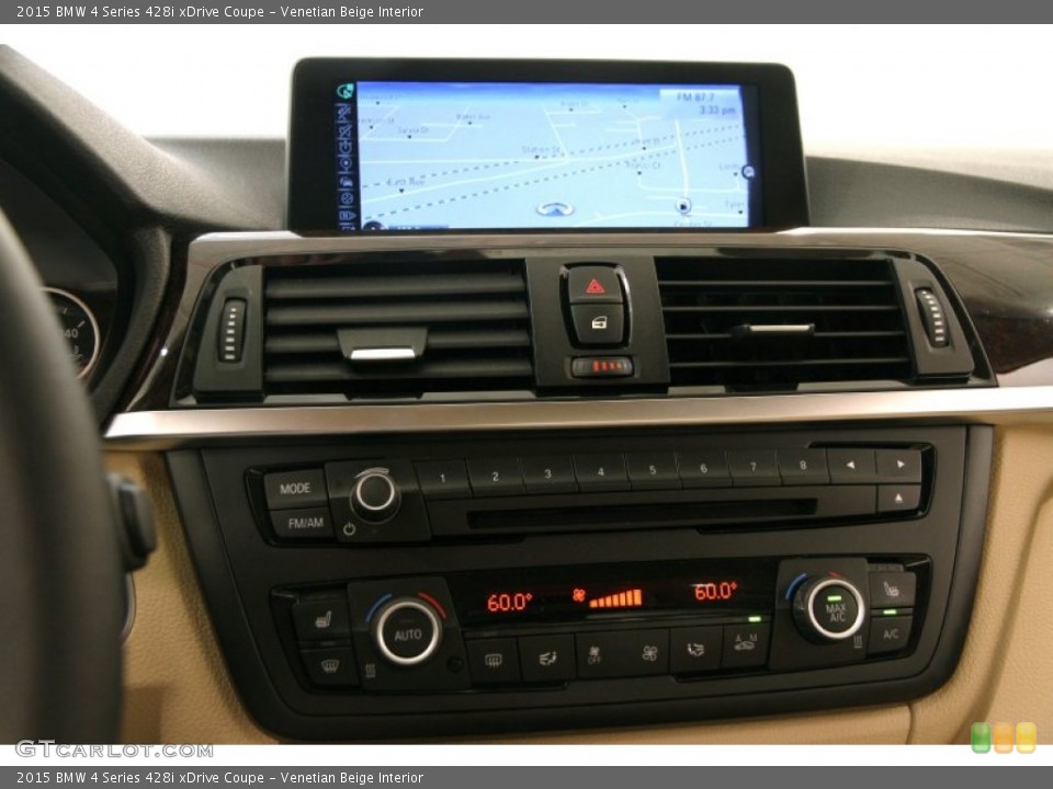 Venetian Beige Interior Controls for the 2015 BMW 4 Series 428i xDrive Coupe #103812082