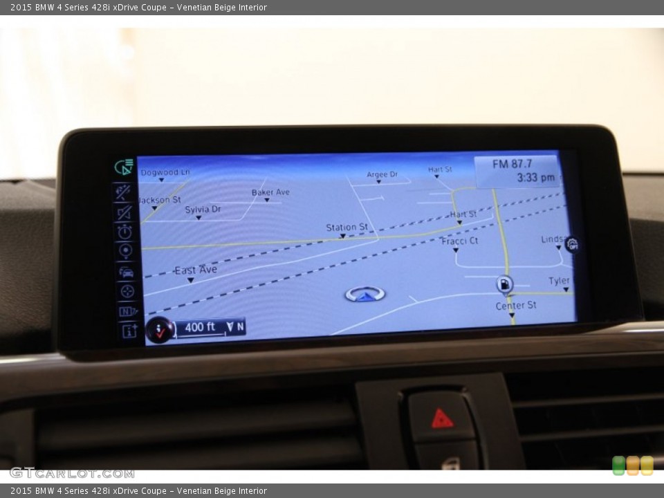 Venetian Beige Interior Navigation for the 2015 BMW 4 Series 428i xDrive Coupe #103812109