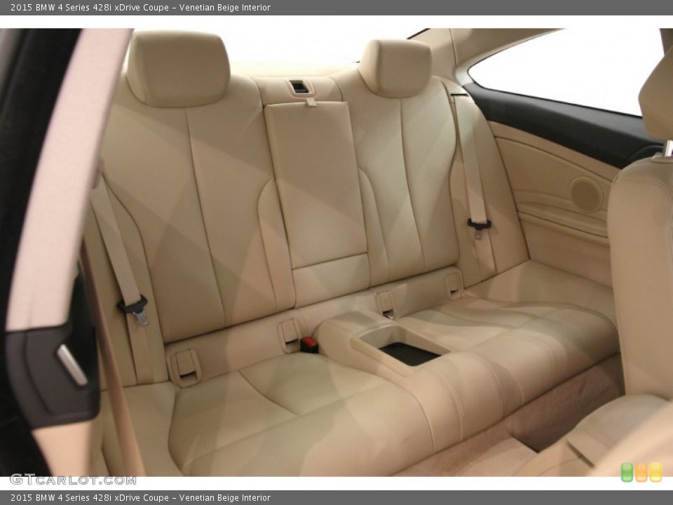 Venetian Beige Interior Rear Seat for the 2015 BMW 4 Series 428i xDrive Coupe #103812355