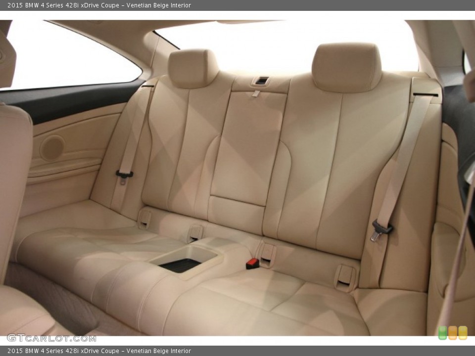 Venetian Beige Interior Rear Seat for the 2015 BMW 4 Series 428i xDrive Coupe #103812379