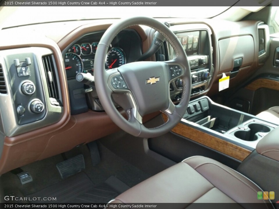 High Country Saddle Interior Photo for the 2015 Chevrolet Silverado 1500 High Country Crew Cab 4x4 #103825780