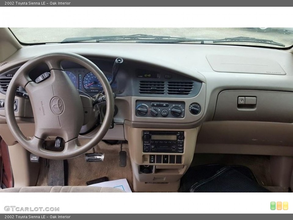 Oak Interior Dashboard for the 2002 Toyota Sienna LE #103837483