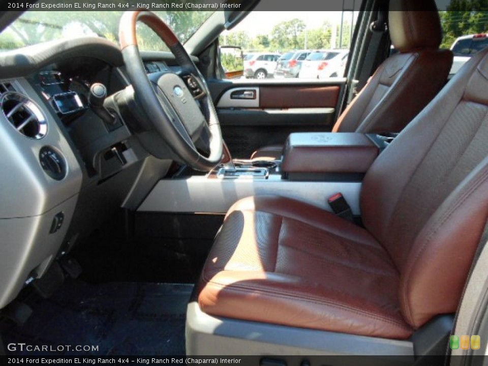 King Ranch Red (Chaparral) 2014 Ford Expedition Interiors