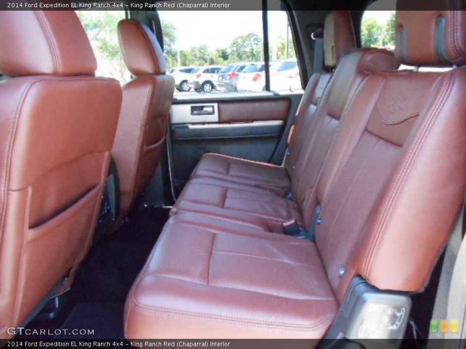 King Ranch Red Chaparral Interior Rear Seat For The 2014