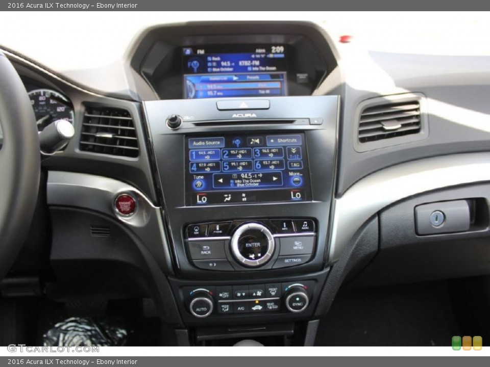 Ebony Interior Controls for the 2016 Acura ILX Technology #103842551