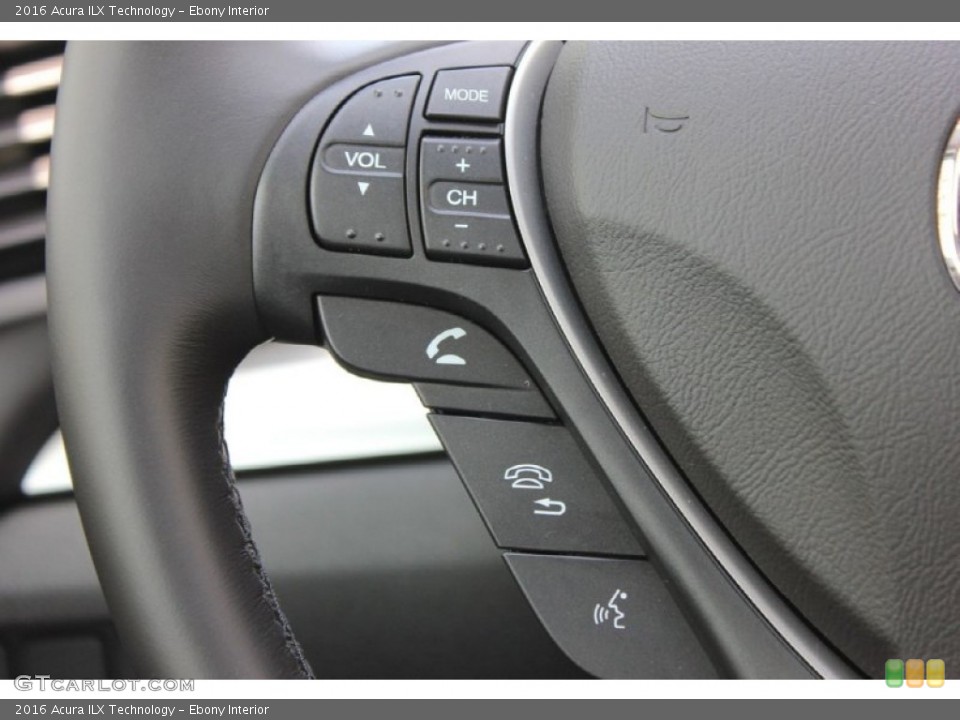 Ebony Interior Controls for the 2016 Acura ILX Technology #103842800
