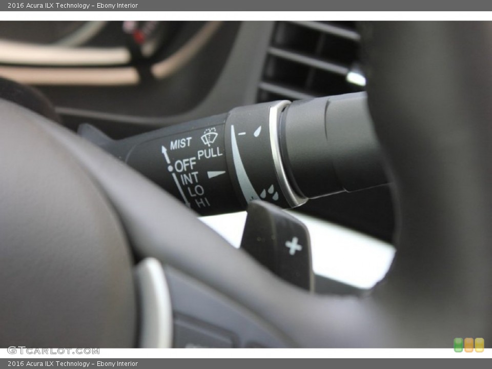 Ebony Interior Controls for the 2016 Acura ILX Technology #103842824