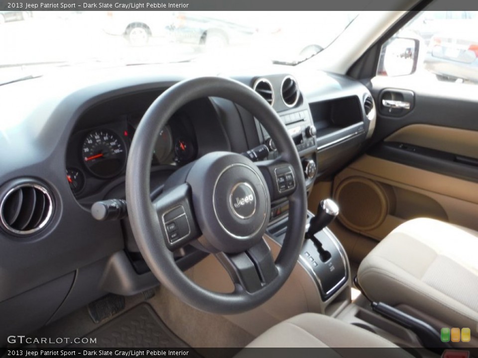 Dark Slate Gray/Light Pebble Interior Photo for the 2013 Jeep Patriot Sport #103847840