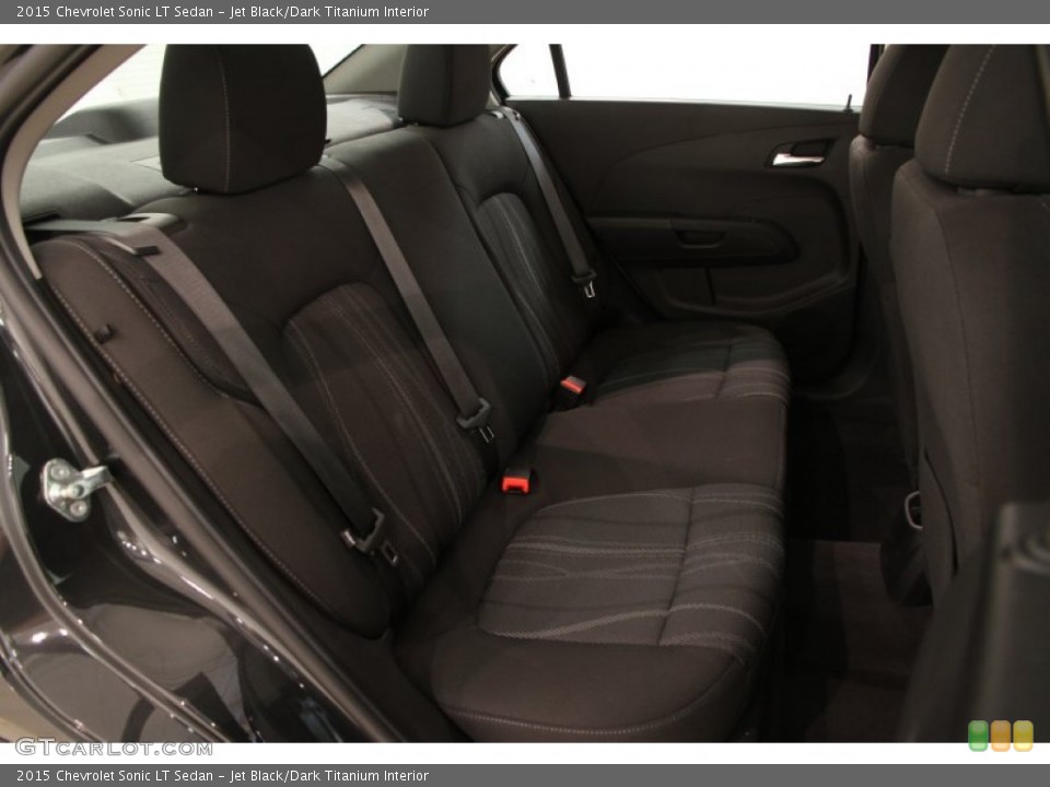 Jet Black/Dark Titanium Interior Rear Seat for the 2015 Chevrolet Sonic LT Sedan #103848008
