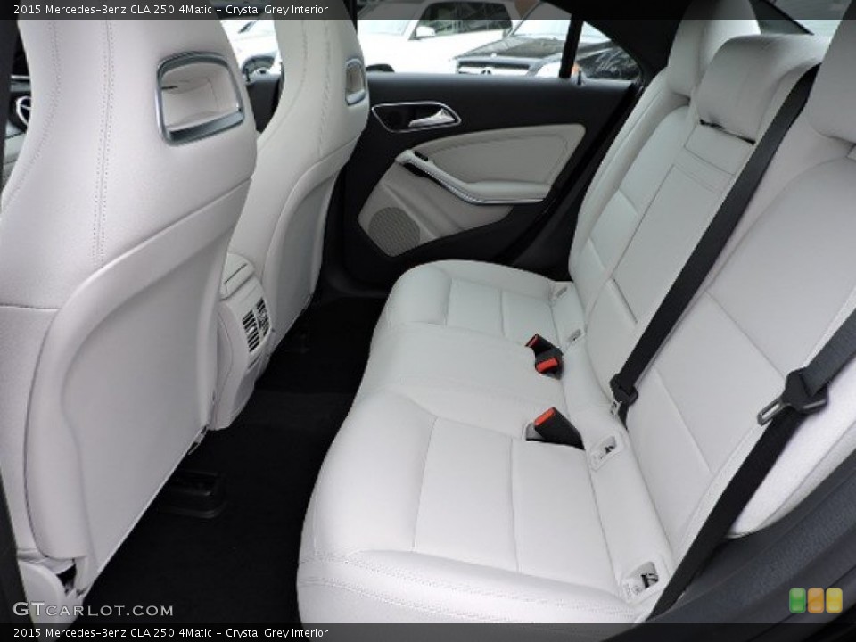 Crystal Grey Interior Rear Seat For The 2015 Mercedes Benz