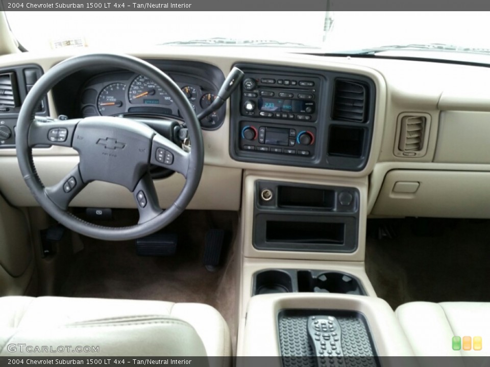 Tan/Neutral Interior Dashboard for the 2004 Chevrolet Suburban 1500 LT 4x4 #103855361