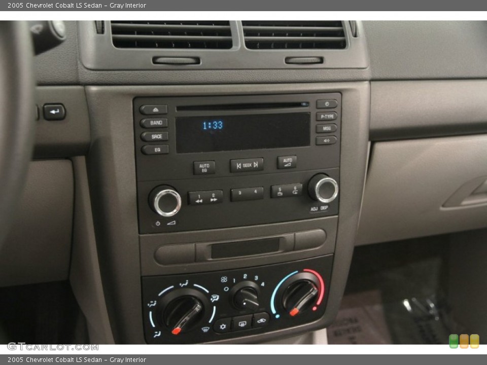 Gray Interior Controls for the 2005 Chevrolet Cobalt LS Sedan #103866734