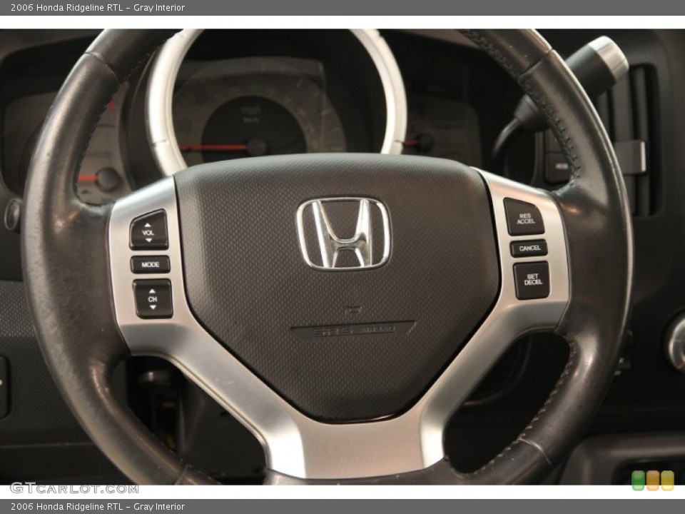 Gray Interior Steering Wheel for the 2006 Honda Ridgeline RTL #103866854