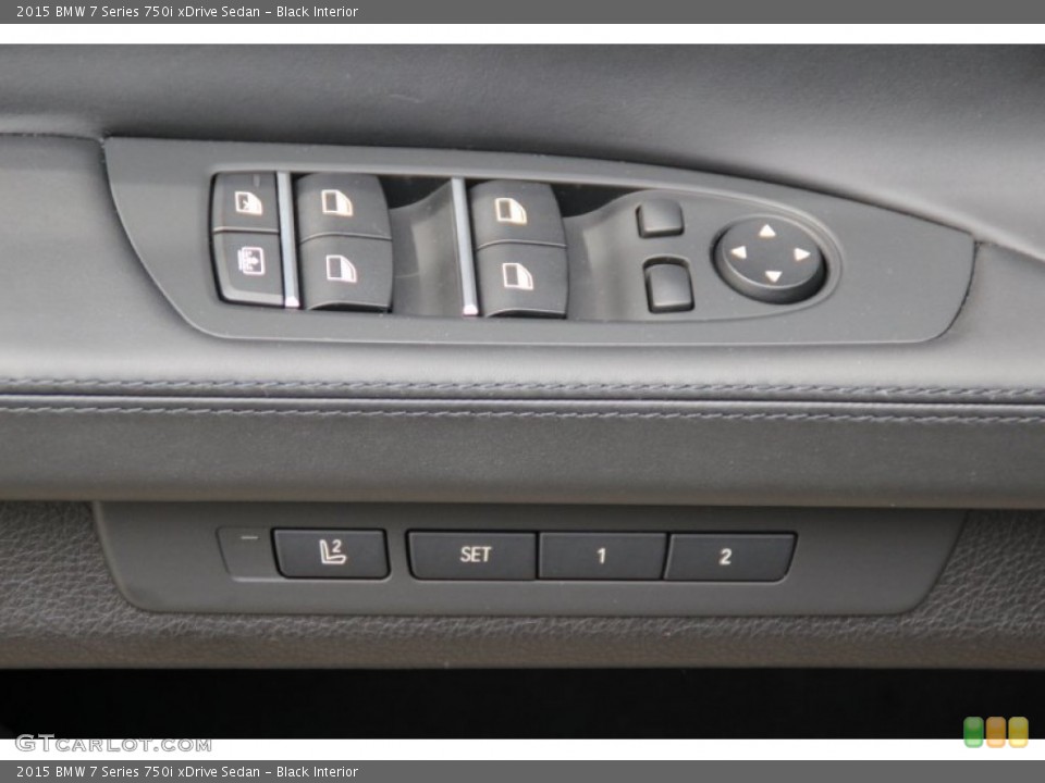 Black Interior Controls for the 2015 BMW 7 Series 750i xDrive Sedan #103877331
