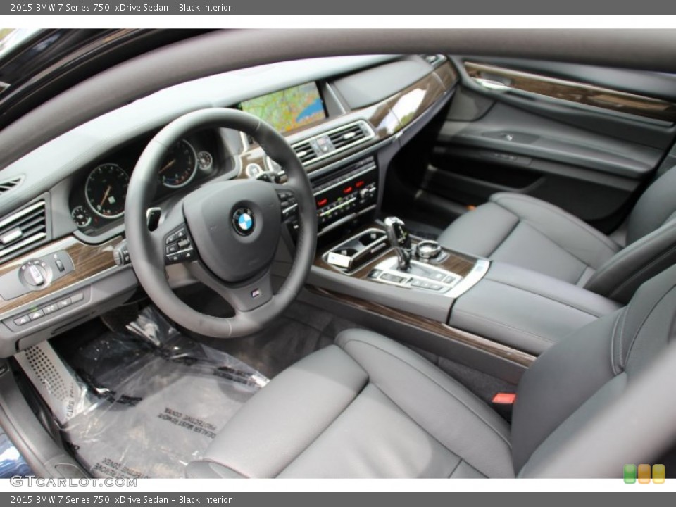Black Interior Photo for the 2015 BMW 7 Series 750i xDrive Sedan #103877373