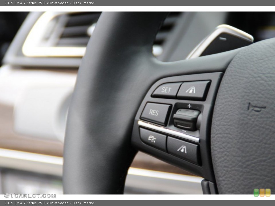 Black Interior Controls for the 2015 BMW 7 Series 750i xDrive Sedan #103877538